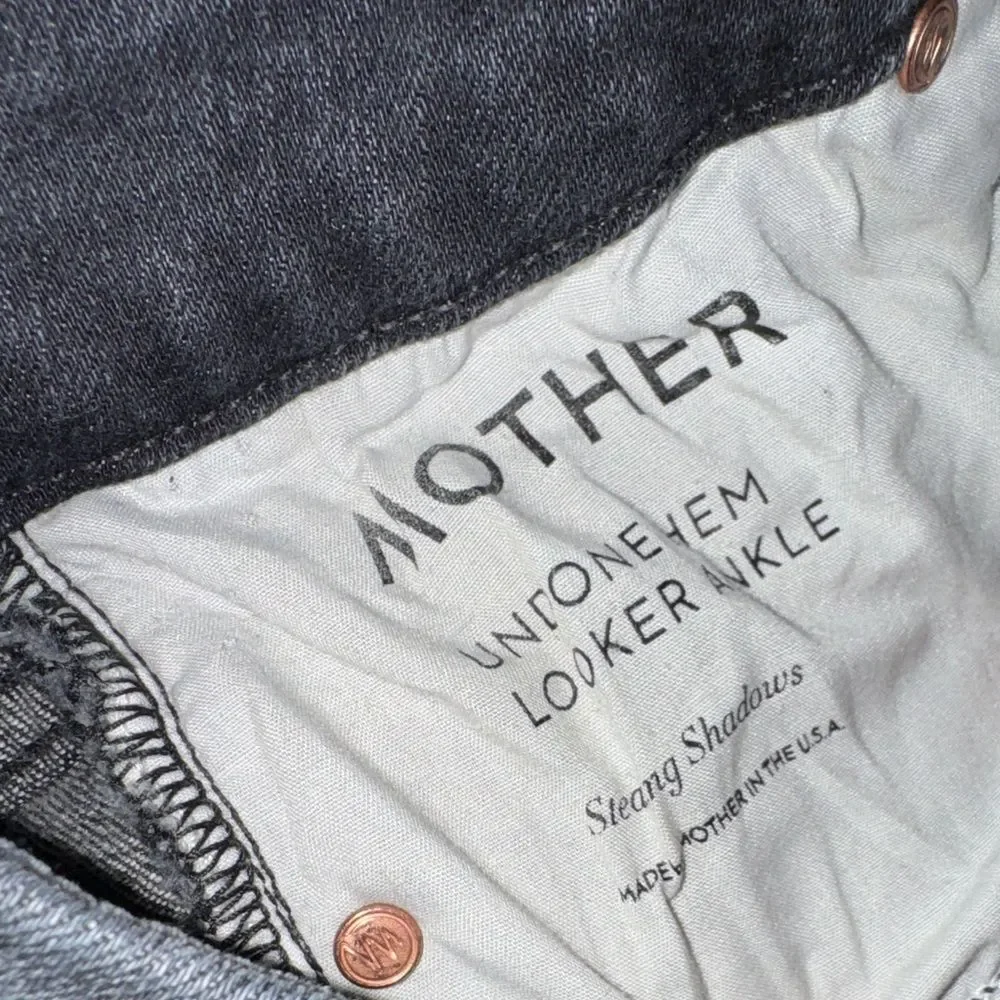 Mother The Undone Hem Looker Ankle in Stealing Shadows Size 26